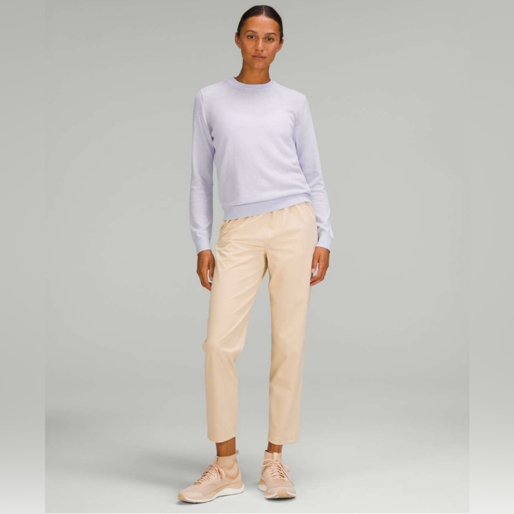 Lululemon Silk-Blend Crewneck Sweater